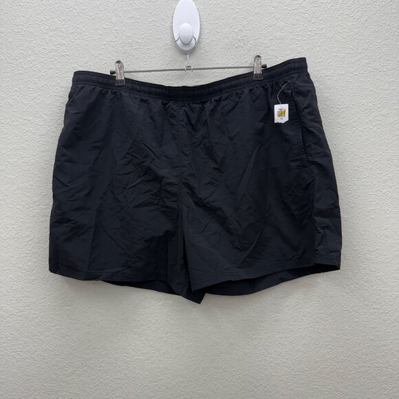 Old Navy Black Quick Dry 100% Nylon Board Swim Shorts Mens size XXL NEW - Picture 1 of 8